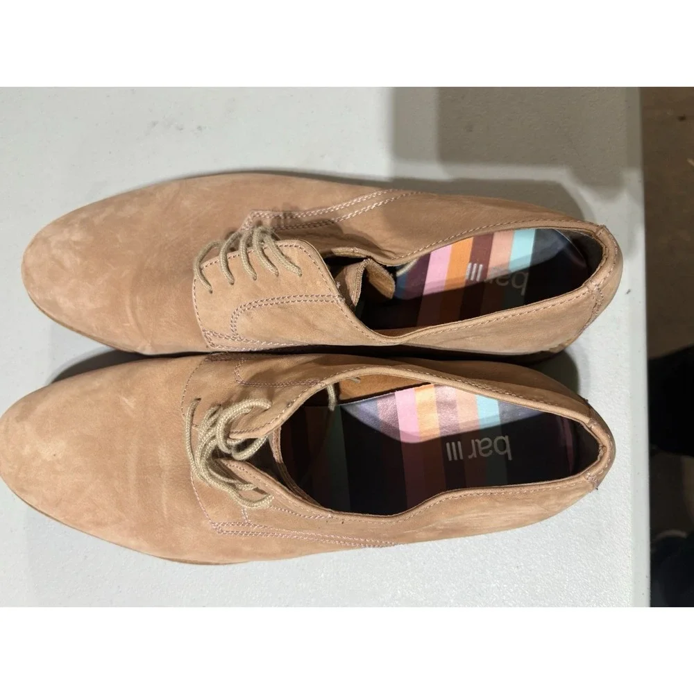 Bar III Men's‎ Baxter Buck Suede Oxfords Tan Size 12
